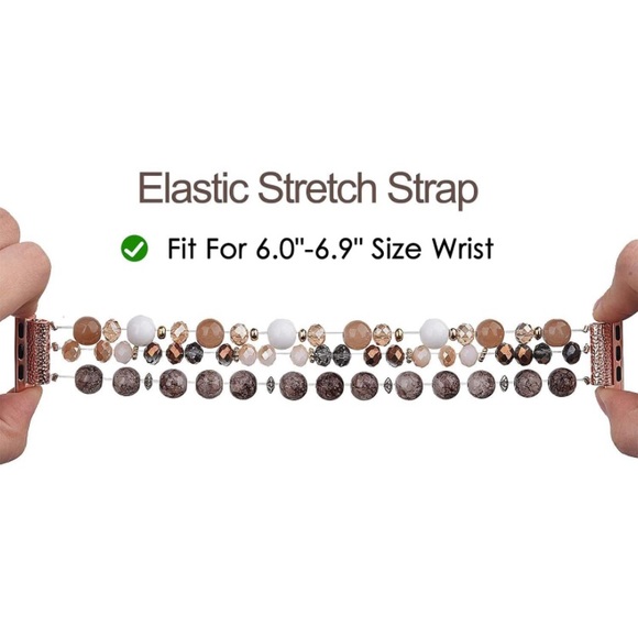 Amber Bracelet-Apple Watch Band Series 5/4/3/2/1 - Picture 3 of 6